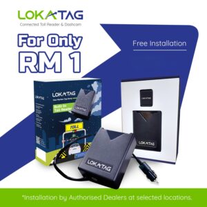 LOKATAG Built-in Toll Reader [Free On-Site Installation]