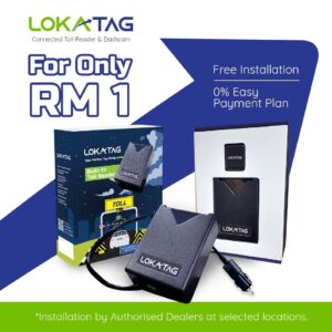 LOKATAG Built-in Toll Reader [Free On-Site Installation]