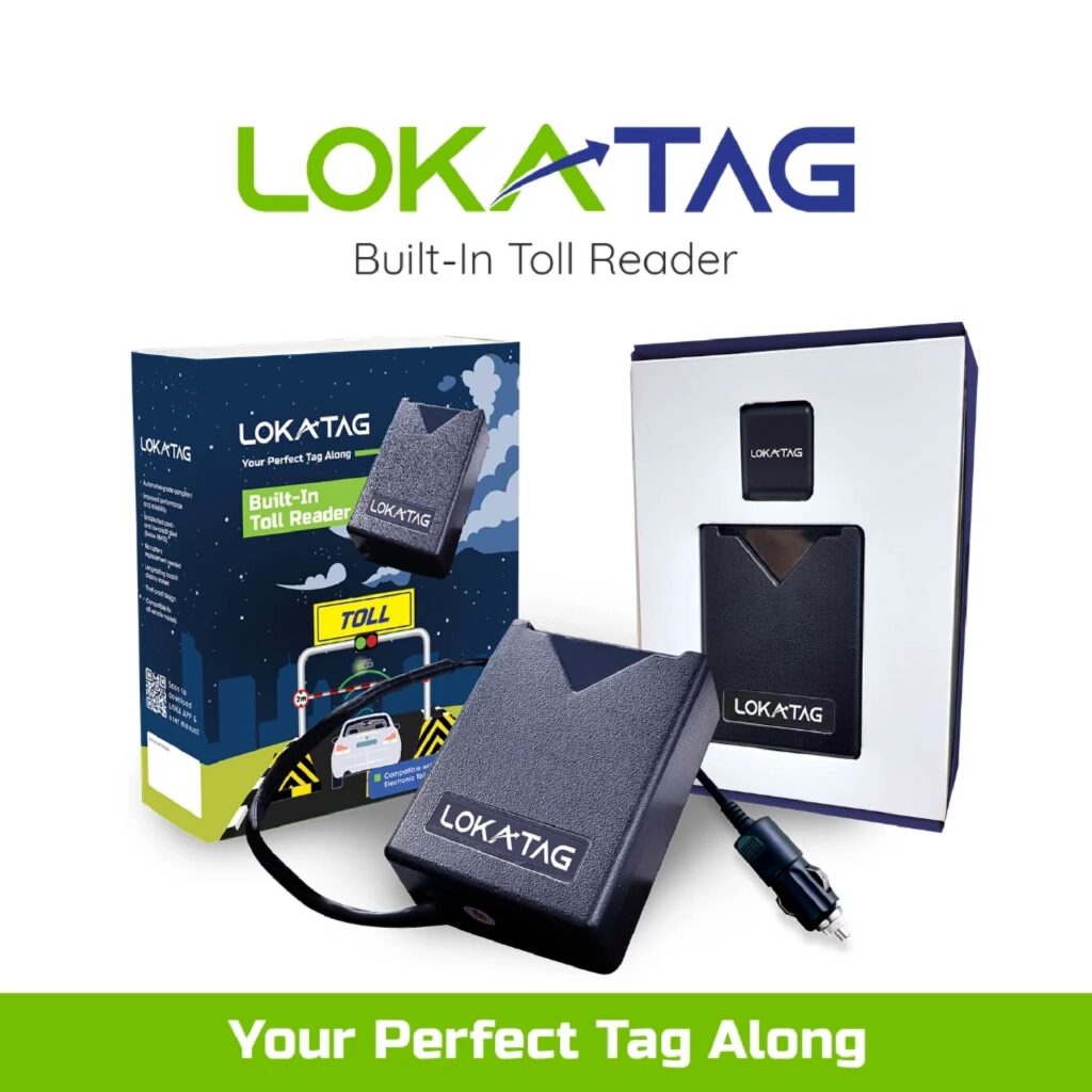 Built-in toll reader