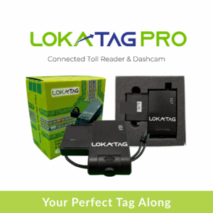 LOKATAG PRO | Connected toll reader & dashcam